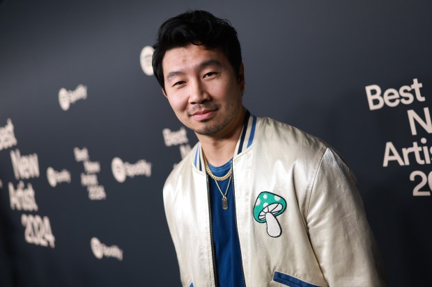 Simu Liu attends Spotify's 2024 Best New Artist Party at Paramount Studios on Feb. 1, 2024, in Los Angeles, Calif. (Matt Winkelmeyer/Getty Images for Spotify)