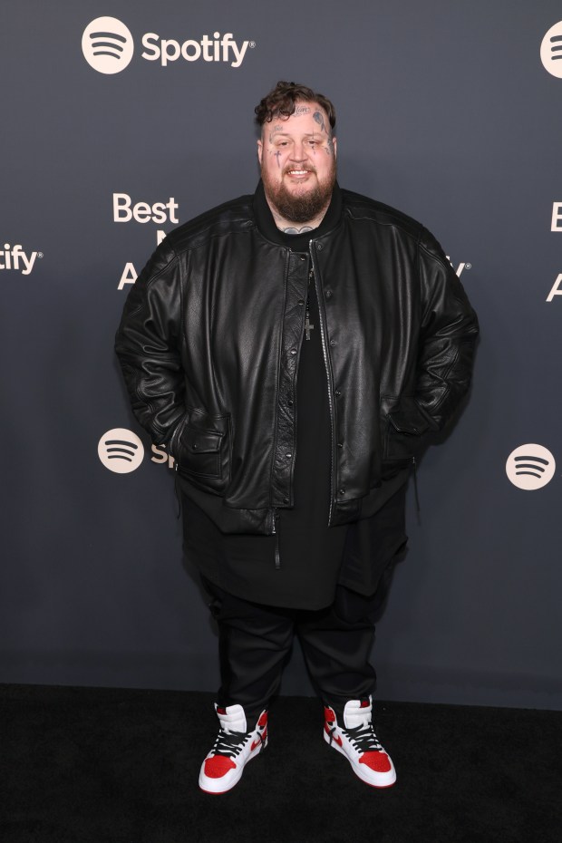 Jelly Roll attends Spotify's 2024 Best New Artist Party at Paramount Studios on Feb. 1, 2024, in Los Angeles, Calif. (Phillip Faraone/Getty Images for Spotify)