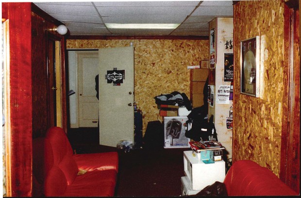 Crime scene photos from inside the studio where Jam Master Jay (Jason Mizell) was killed.